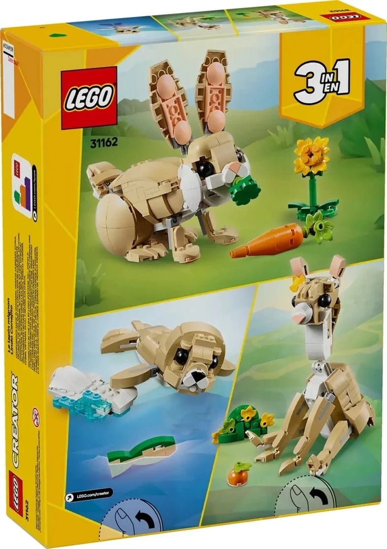 Lego Creator 3-in-1 31162 Lepurush i Lezetshëm Lego Creator 3-in-1 31162 Lepurush i Lezetshëm