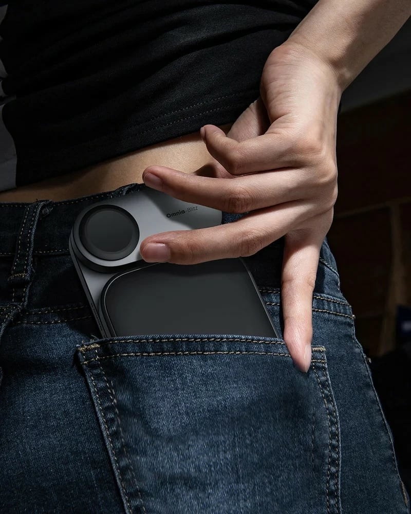 Karikues wireless 3-në-1 AUKEY LC-MC312 MagSafe Qi2, 15W + Karikues PD 30W, Gri, me etui