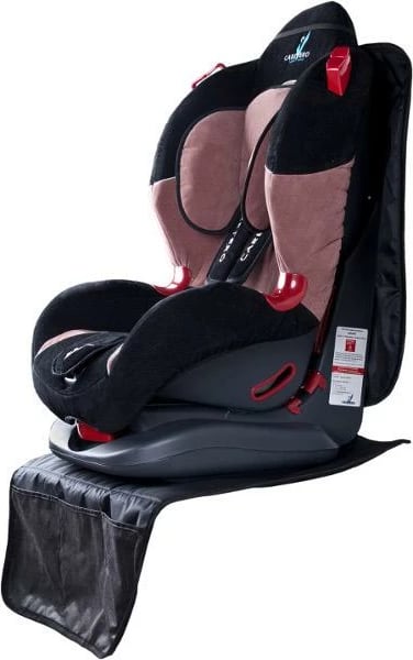 Mbulesë mbrojtëse nën ulëse makine, CARETERO, 133x50 cm, e zezë