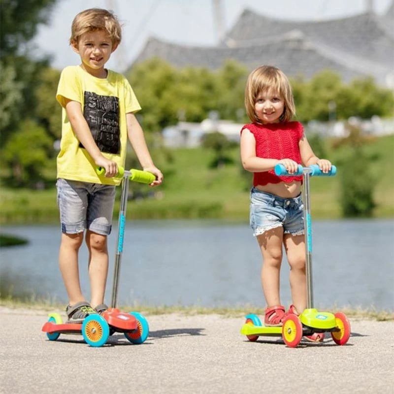 Trotinetë me tre rrota për fëmijë Schildkrot Kids Little Jr 510392, e kuqe