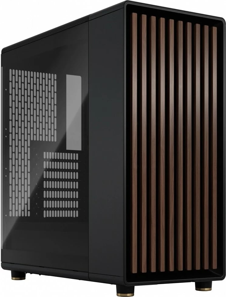 Kasë Fractal Design North Charcoal Black TG Light, ATX, xham i temperuar, e zezë