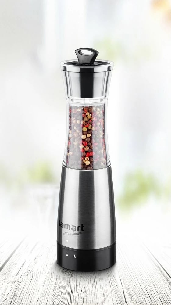 Bluarës elektrik Lamart LT7012 për erëza, inox