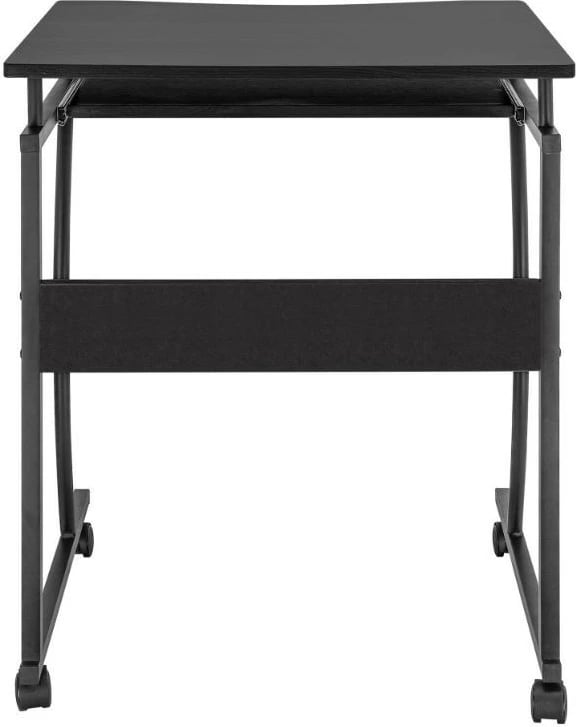 Tavolinë kompjuterike Techly ICA-TB 131B, 60x48cm, me raft tastiere, e zezë