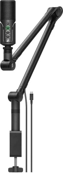 Mikrofon kondensator Sennheiser Profile Streaming Set, me krah të rregullueshëm, USB-C, i zi