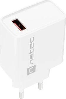 Karikues rrjeti NATEC Ribera USB-A 18W, i bardhë