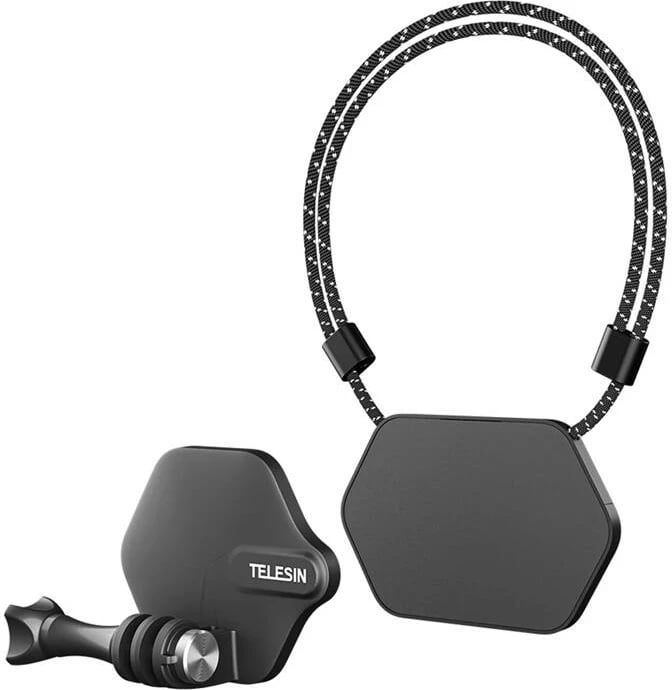 Komplet montimi i shpejtë magnetik për kamera sportive Telesin TE-MMK-001, i zi