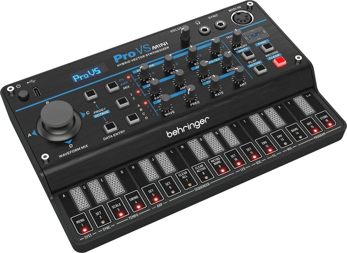 Sintetizator Behringer PRO-VS MINI, hibrid, i zi
