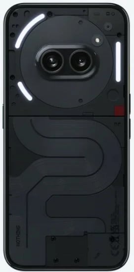 Celular Nothing Phone (2a), 8 GB, 128 GB, 50 MP, Android 14, Ngjyrë e zezë