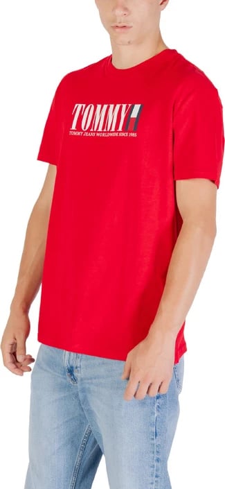 Maicë për meshkuj Tommy Hilfiger Jeans e kuqe