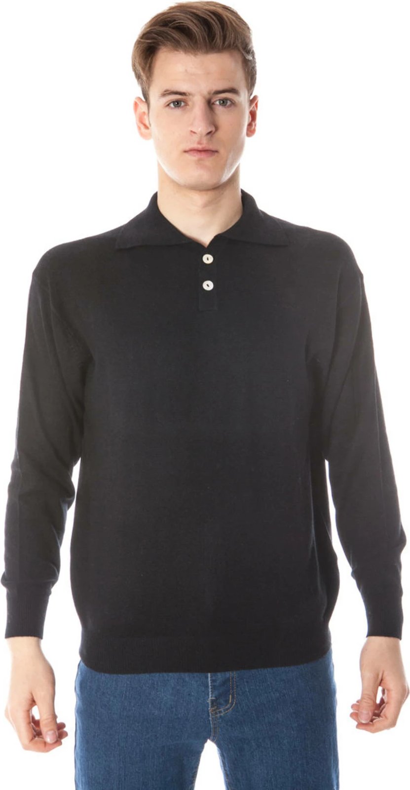 Xhemper polo YUKO meshkuj, të zi