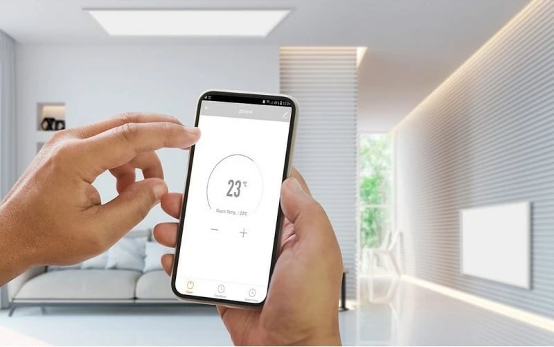 Panel Ngrohës Infrarosht NEO TOOLS 720W me WIFI, Bardhë