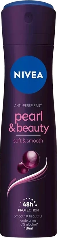 Deodorant spray për femra Nivea Pearl & Beauty, 150ml