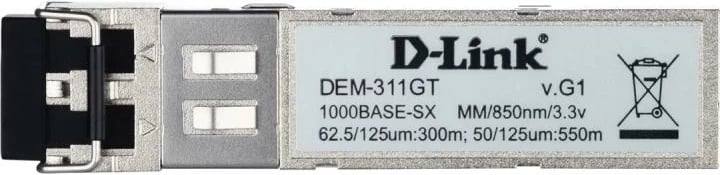 Transceiver SFP, D-Link, DEM-311GT, 1Gbps 1000BASE-SX, MM 850nm deri 550m
