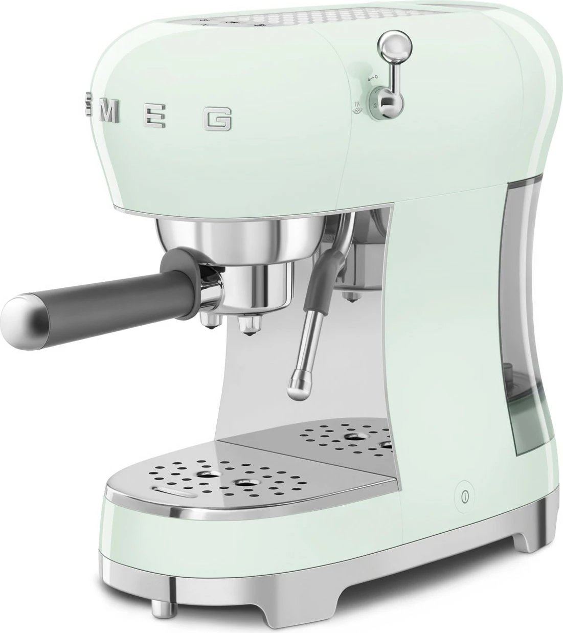 Aparat espresso SMEG ECF02PGEU, 1.1L, 15 bar, jeshil