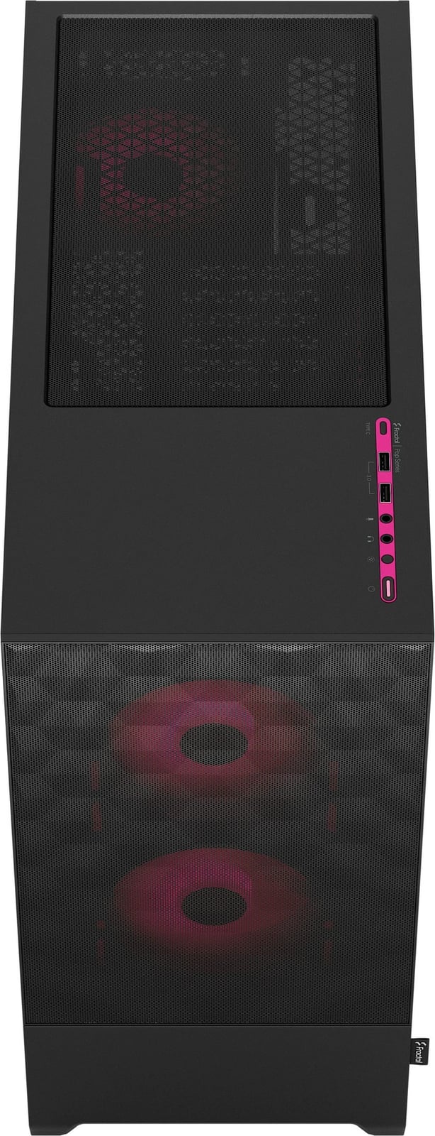 Kasë Fractal Design Pop Air RGB Magenta Core TG, Tower, xham i temperuar, RGB, e zezë/magenta