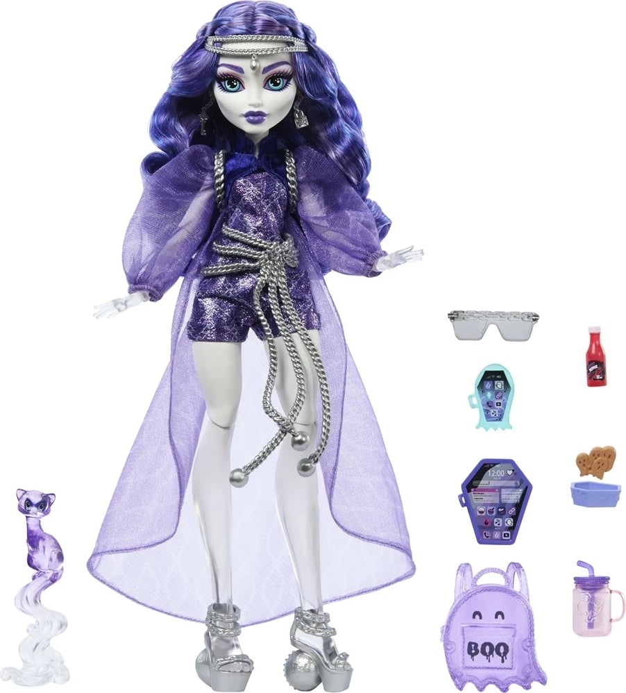 Lodër Monster High Spectra Vondergeist, MATTEL, Multikolor