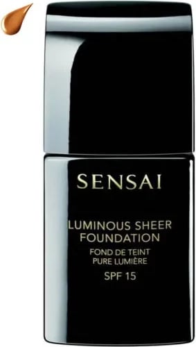 Fondatinë SENSAI Luminous Sheer Foundation SPF 15, 206 Brown Beige, 30ml