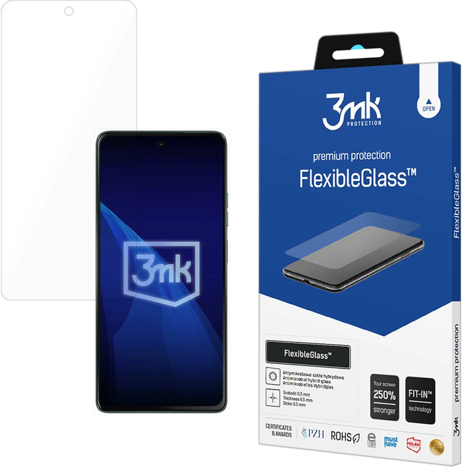Mbështjellës xhami fleksibil 3mk Protection FlexibleGlass për Motorola Moto G75