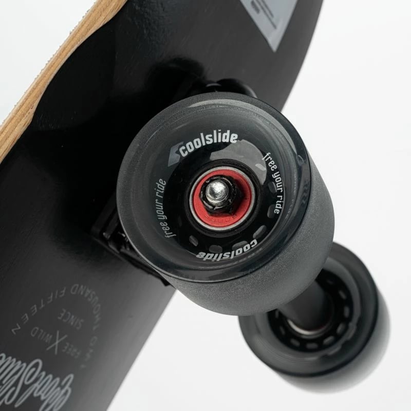Skateboard Coolslide për të gjithë, ngjyrë kafe dhe e zezë