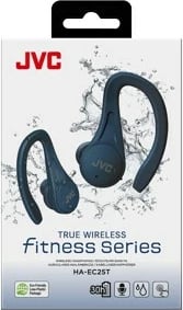 Kufje JVC HA-EC25TAU True Wireless, për sport, Blu