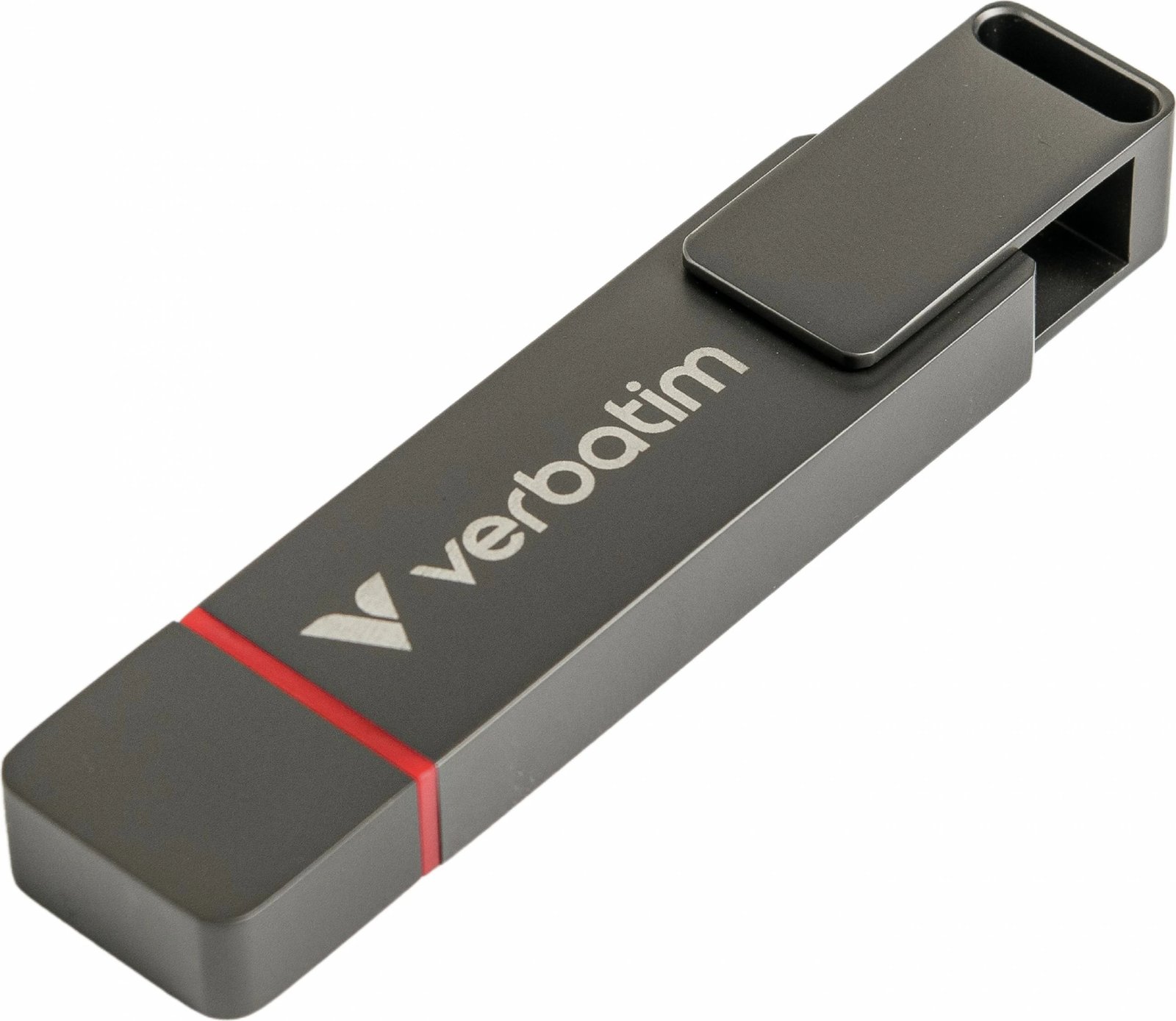 USB flash Verbatim Dual QuickStick 128GB, USB-A/USB-C, 3.2 Gen 1, gri