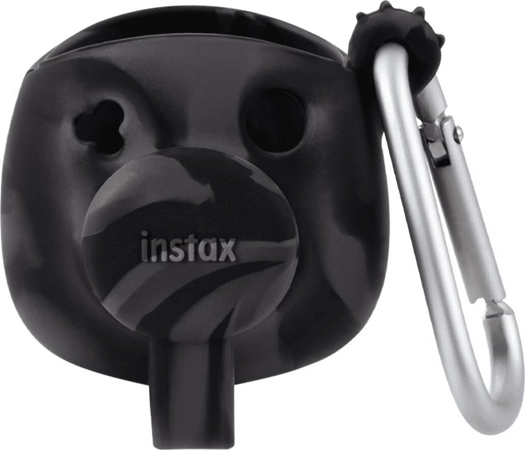 Mbështjellës silikoni kamerë, Fujifilm INSTAX PAL 16816475, me karabiner, i zi