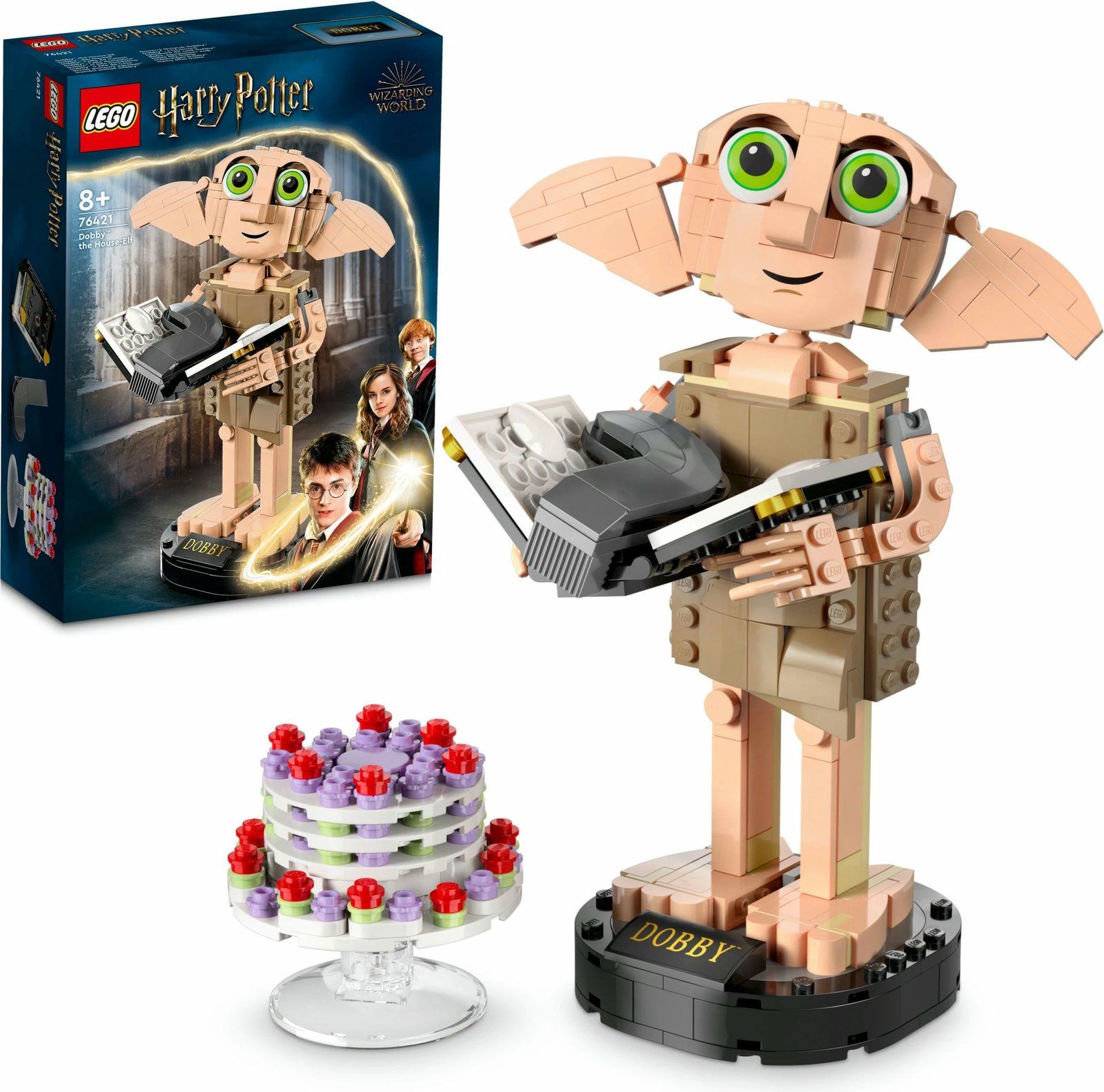 Set ndërtimi LEGO Harry Potter Dobby, 403 pjesë, shumëngjyrësh