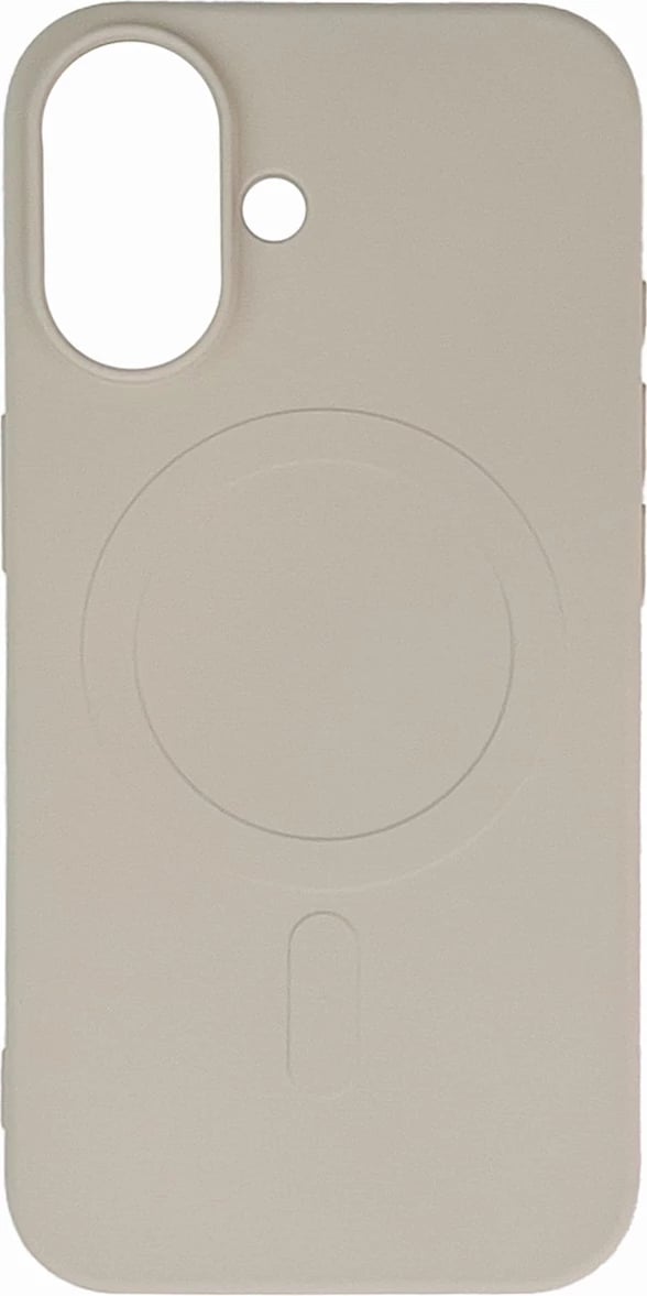 Mbështjellës Hurtel Liquid Silicone Case me MagSafe për Samsung Galaxy S25 Edge, Bezhe