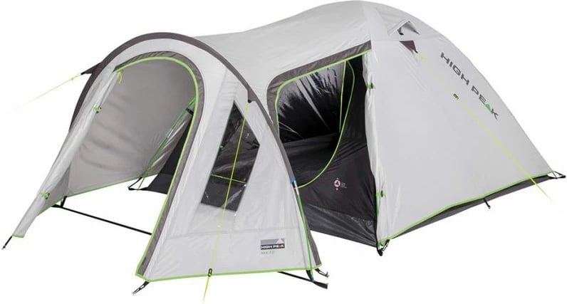 Tenda për turizëm High Peak Kira 4, gri e lehtë