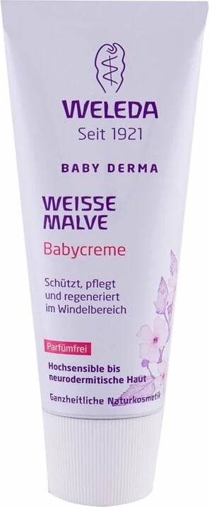 Krem trupi për fëmijë Weleda Baby Derma White Mallow, 50ml