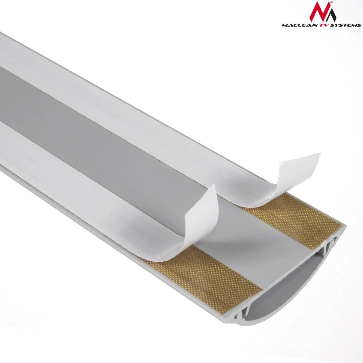 Organizues kabllosh Maclean MCTV-674, shirit mbulues për dysheme, Gri