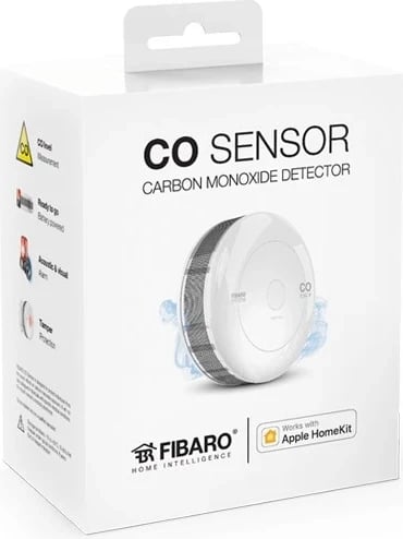 Senzor Multi Fibaro CO, Wireless Bluetooth, i bardhë 