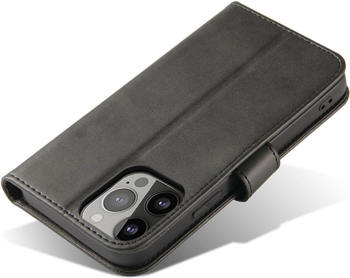 Mbështjellës magnetik për celular Hurtel Magnet Case për Samsung Galaxy S24 Plus, me kapak dhe portofol, i zi