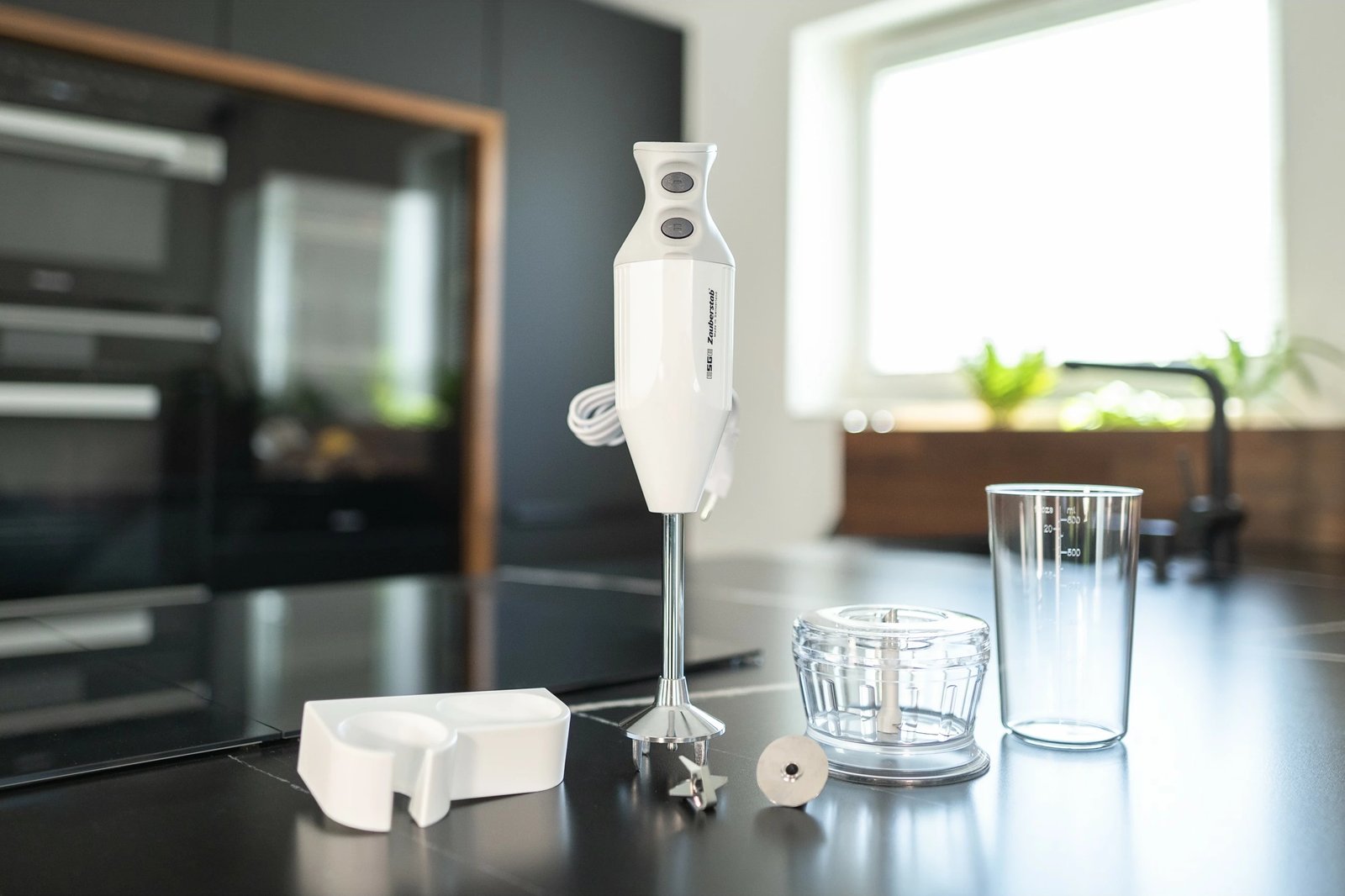 Blender dore UNOLD ESGE-Zauberstab M 122 de Luxe, 0.6L, gri