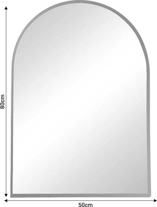 Pasqyrë Mirrory Inart argjendi alumini 50x2.5x80cm