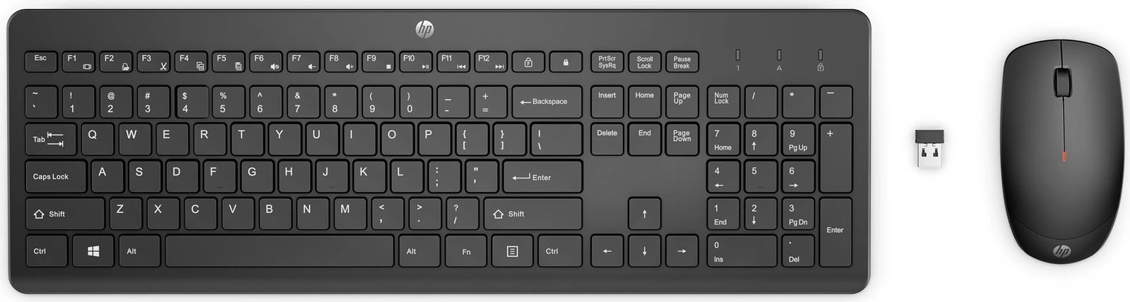 Maus dhe Tastaturë Wireless HP 230, e Zezë Maus dhe Tastaturë Wireless HP 230, e Zezë