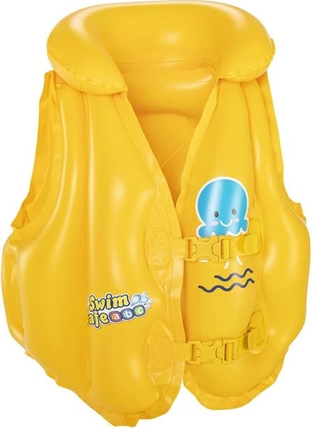 jelek noti i fryrë, Bestway Swim Safe ABC WonderSplash, 51 x 46 cm, 3-6 vjeç 18-30 kg, e verdhë
