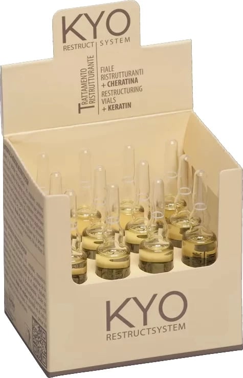 Ampula për flokë KYO Restruct System Keratin Lotion për femra, 12x10ml
