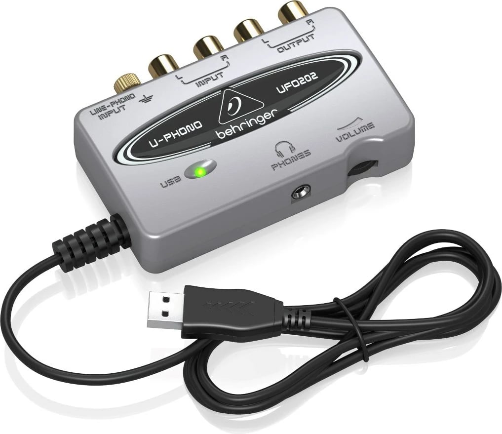 Ndërfaqe audio Behringer UFO202, USB, e zezë