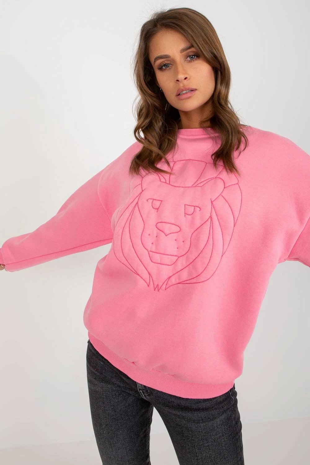 Sweatshirt për femra Ex Moda 174613, rozë