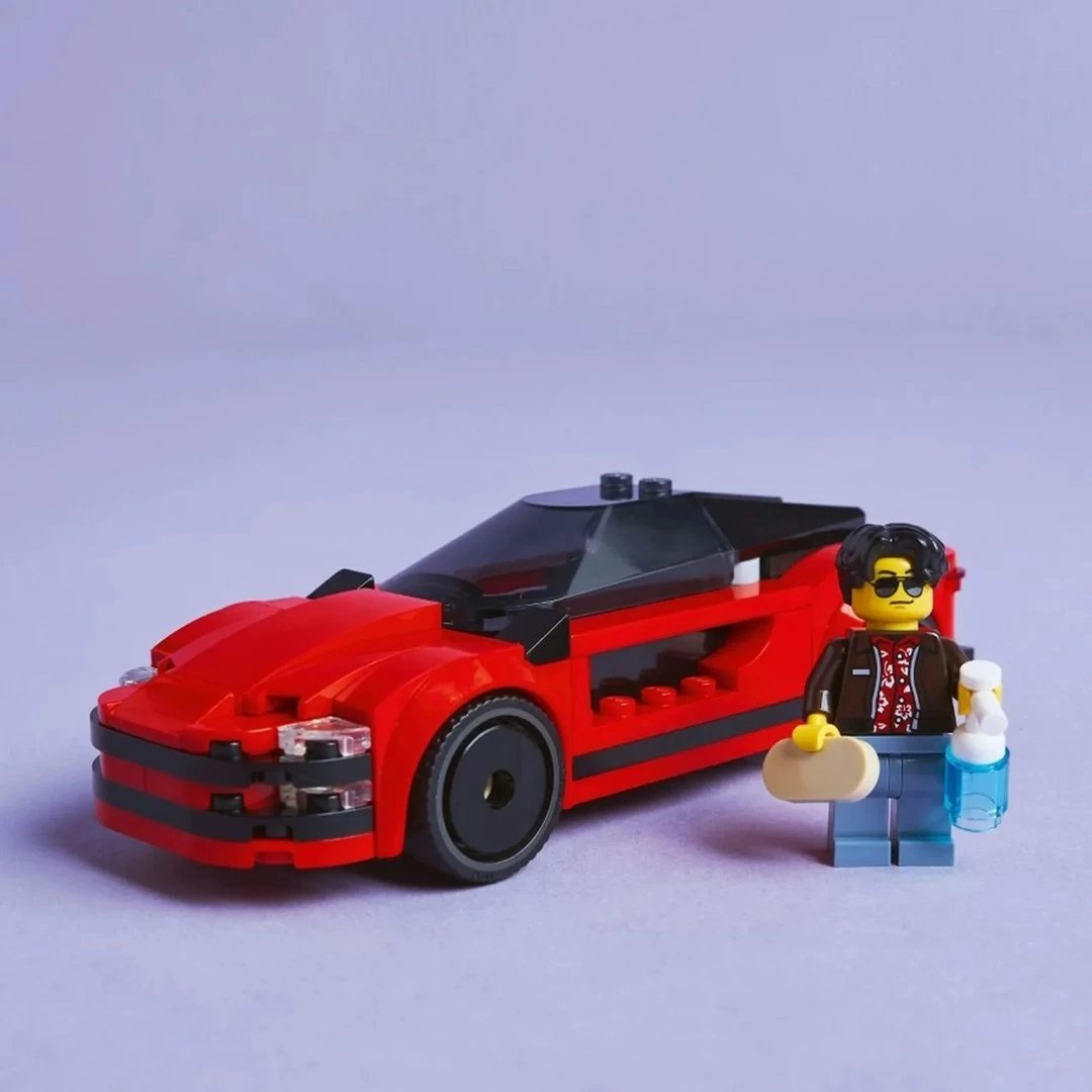 Set LEGO City 60448, Makina sportive, 109 pjesë