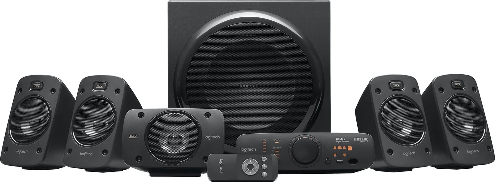 Logitech Surround Sound Speakers Z906 500 W Black 5.1 channels Logitech Surround Sound Speakers Z906 500 W Black 5.1 channels