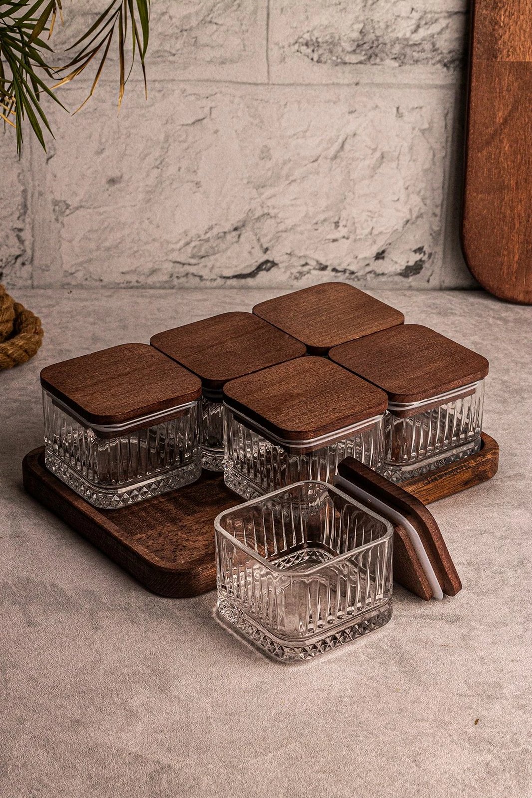 Set pjatash qelqi (13 copë), Hermia Concept, Bella Kare 6