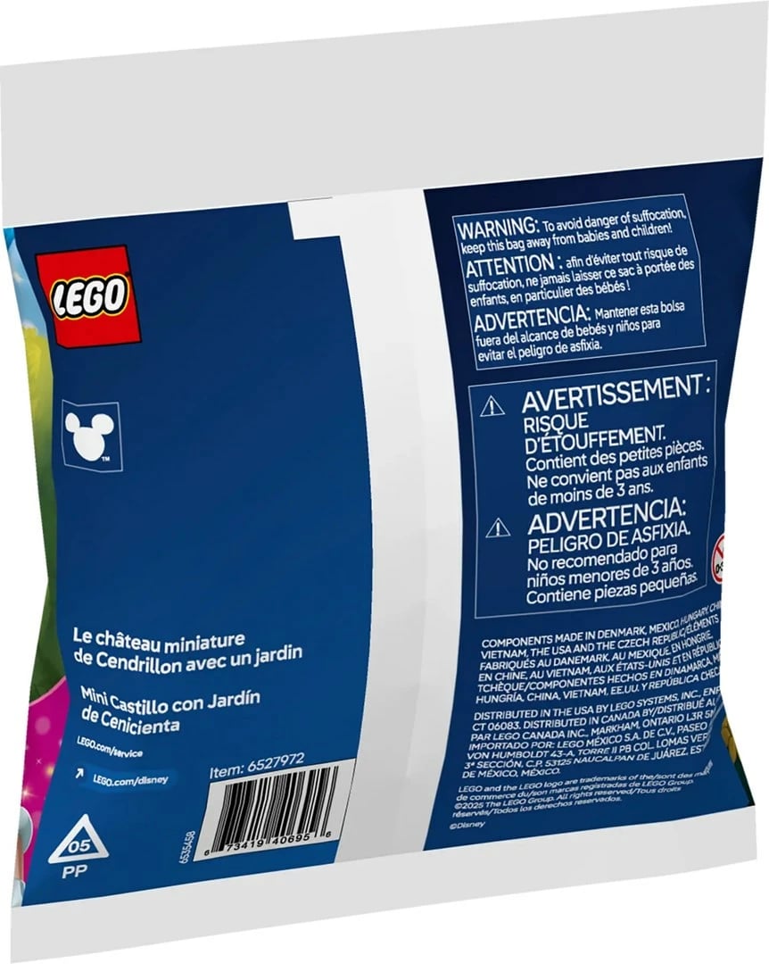 Set LEGO Disney 30695, Kështjella e vogël e Hirushes, 52 pjesë