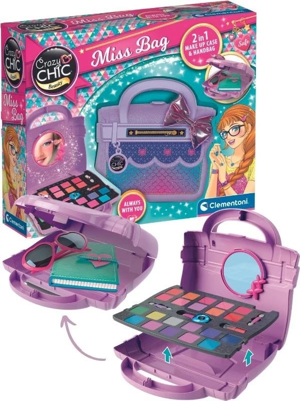 Set lodrash Clementoni Crazy Chic Miss Bag, shumëngjyrësh
