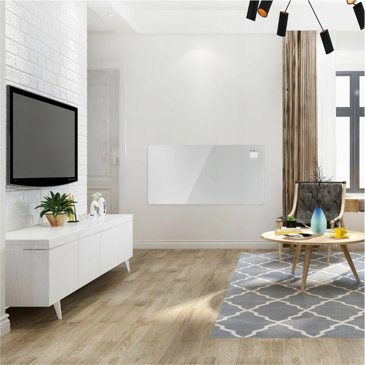 Ngrohës Webber Aura IGH720, 720W, me WiFi, i bardhë