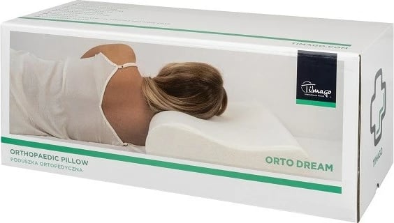 Jastëk ortopedik Timago ORTO DREAM, Shkumë, Bardhë