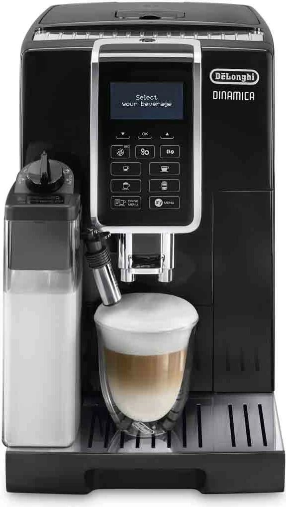 Aparat kafeje DeLonghi Dinamica ECAM 350.55.B, automatik, 300g, inox, e zezë