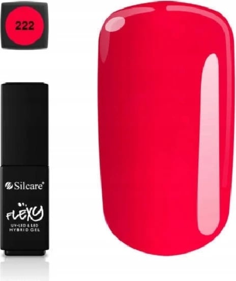Llak për thonj për femra Silcare Flexy Hybrid Gel Holi 222, 4.5g