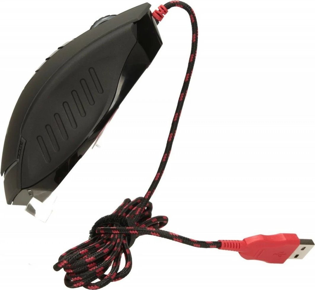 Maus gaming A4Tech Bloody V8m, me kabllo, USB, 8 butona, i zi